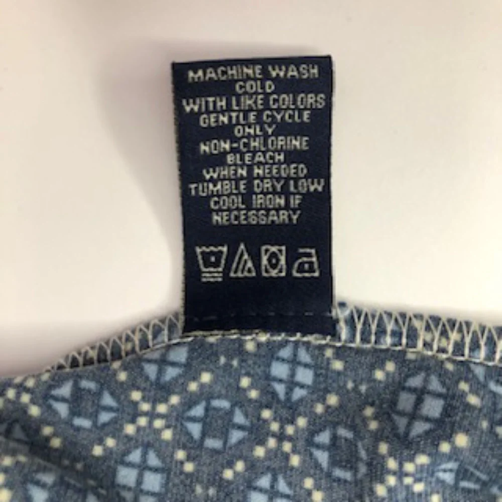 Max Edition Casual Dress A-Line Scoop Neck Stripe/Abstract Print Size LP - Picture 8 of 9